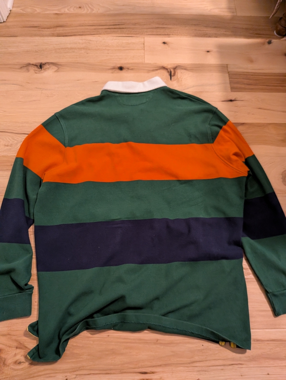 Ralph Lauren Men's Sportsman Striped Classic Fit Sportsman Rugby Moose Logo 2XL - Picture 14 of 15